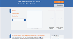 Desktop Screenshot of newarvindfastners.com